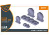 Shop 1/72 F-35A wheel set Scale Plastic Models and Accessories. Resin Parts. Clear Prop Models Online Store