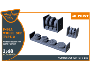 Shop 1/48 F-86A wheel set type 2 for CP kits Scale Plastic Models and Accessories. Resin Parts. Clear Prop Models Online Store