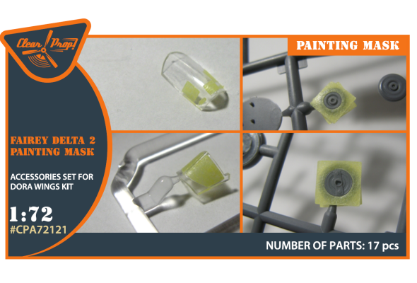 Shop 1/72 Fairey Delta 2 painting mask on "yellow kabuki paper" for Dora Wings kit Scale Plastic Models and Accessories. Resin Parts. Clear Prop Models Online Store