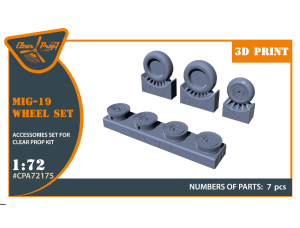Shop 1/72 MiG-19 wheel set for CP kits Scale Plastic Models and Accessories. Resin Parts. Clear Prop Models Online Store