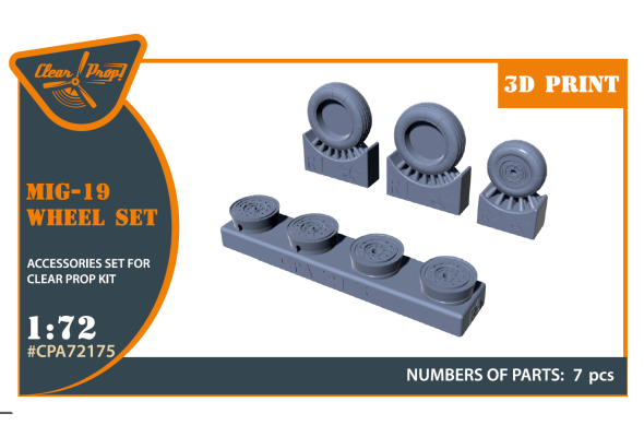 Shop 1/72 MiG-19 wheel set for CP kits Scale Plastic Models and Accessories. Resin Parts. Clear Prop Models Online Store