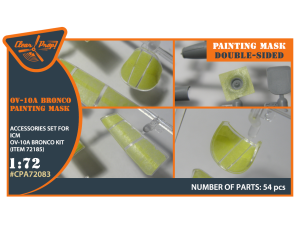 Shop 1/72 OV-10 A/D Bronko double-sided painting mask on "yellow kabuki paper" for ICM kits Scale Plastic Models and Accessories. Resin Parts. Clear Prop Models Online Store