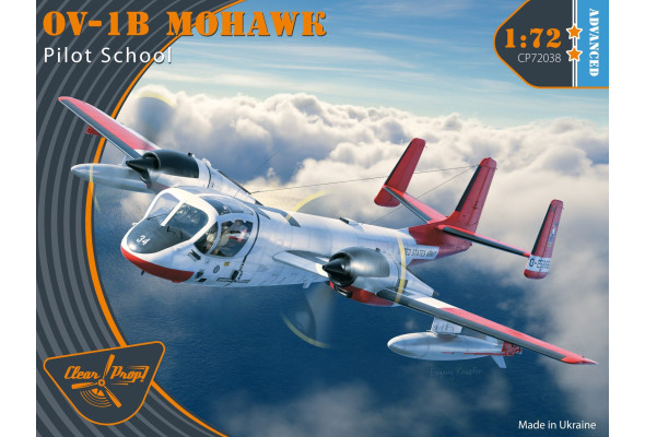 Shop 1/72 OV-1B Mohawk "Pilot School" Scale Plastic Models and Accessories. Resin Parts. Clear Prop Models Online Store