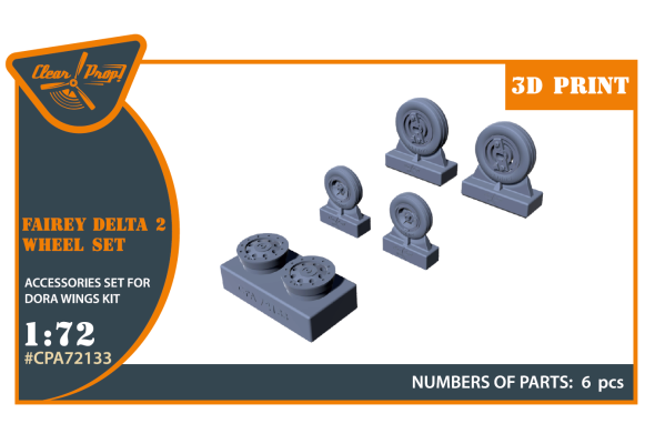 Shop 1/72 Fairey Delta 2 wheel set for Dora Wings kit Scale Plastic Models and Accessories. Resin Parts. Clear Prop Models Online Store