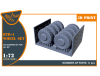 Shop 1/72 BTR-4 Wheel set Scale Plastic Models and Accessories. Resin Parts. Clear Prop Models Online Store