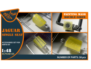 Shop 1/48 SEPECAT Jaguar Single seat double-sided painting mask on "yellow kabuki paper" for Airfix kit Scale Plastic Models and Accessories. Resin Parts. Clear Prop Models Online Store