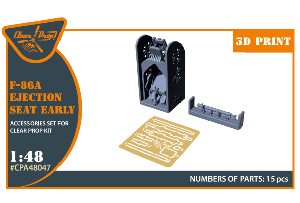 Shop 1/48 F-86A Ejection seat early for CP kits Scale Plastic Models and Accessories. Resin Parts. Clear Prop Models Online Store