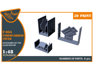 Shop 1/48 F-86A undercarriage covers for CP kits Scale Plastic Models and Accessories. Resin Parts. Clear Prop Models Online Store