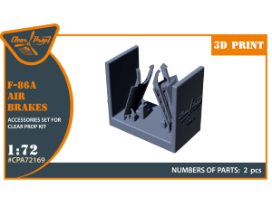 Shop 1/72 F-86A air brakes for CP kits Scale Plastic Models and Accessories. Resin Parts. Clear Prop Models Online Store