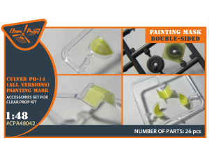 Shop 1/48 Culver PQ-14 (all versions) double-sided painting mask on "yellow kabuki paper" for CP kits Scale Plastic Models and Accessories. Resin Parts. Clear Prop Models Online Store