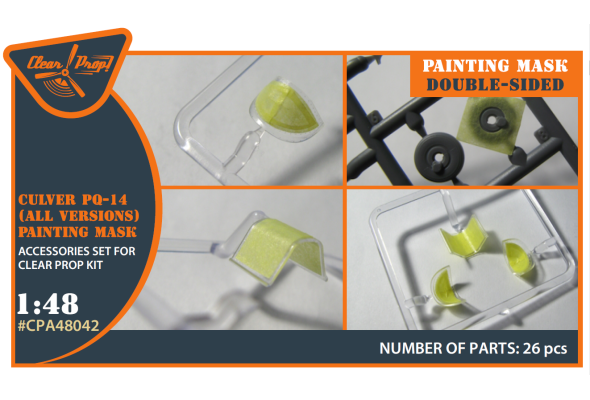 Shop 1/48 Culver PQ-14 (all versions) double-sided painting mask on "yellow kabuki paper" for CP kits Scale Plastic Models and Accessories. Resin Parts. Clear Prop Models Online Store