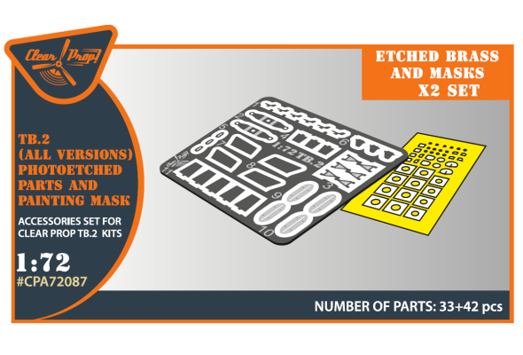 Shop 1/72 TB.2 PE parts and painting mask x2 set for CP kits Scale Plastic Models and Accessories. Resin Parts. Clear Prop Models Online Store