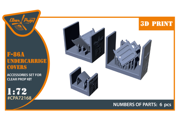 Shop 1/72 F-86A undercarriage covers for CP kits Scale Plastic Models and Accessories. Resin Parts. Clear Prop Models Online Store