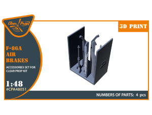 Shop 1/48 F-86A air brakes for CP kits Scale Plastic Models and Accessories. Resin Parts. Clear Prop Models Online Store