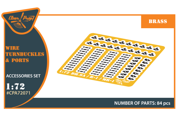 Shop 1/72 Wire Turnbuckles and ports PE set for CP kits DH.9a/R-1/MR-1 Scale Plastic Models and Accessories. Resin Parts. Clear Prop Models Online Store