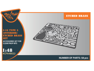 Shop 1/48 I-16 type 5 INTERIOR PE set Scale Plastic Models and Accessories. Resin Parts. Clear Prop Models Online Store