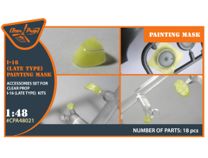 Shop 1/48 I-16 (late version) painting mask on "yellow kabuki paper" for CP kit Scale Plastic Models and Accessories. Resin Parts. Clear Prop Models Online Store