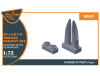 Shop 1/72 OV-1 A/B/C/D Mohawk exhaust set for CP kit Scale Plastic Models and Accessories. Resin Parts. Clear Prop Models Online Store