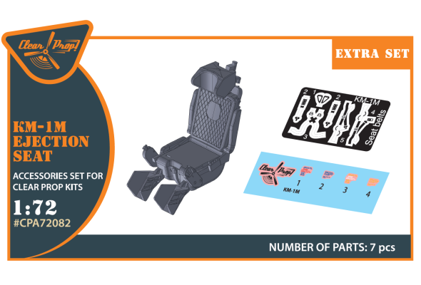 Shop 1/72 KM-1M Ejection seat for CP kits and other Scale Plastic Models and Accessories. Resin Parts. Clear Prop Models Online Store