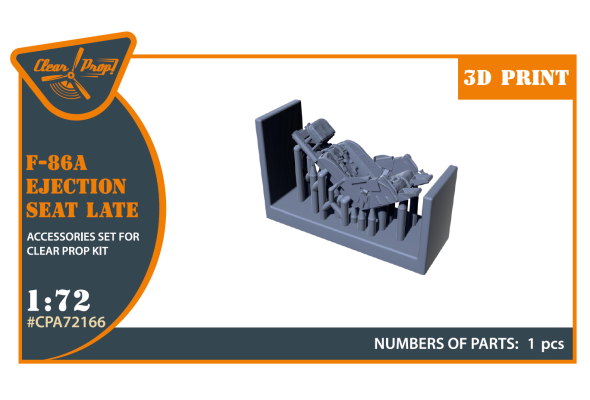 Shop 1/72 F-86A Ejection seat late for CP kits Scale Plastic Models and Accessories. Resin Parts. Clear Prop Models Online Store