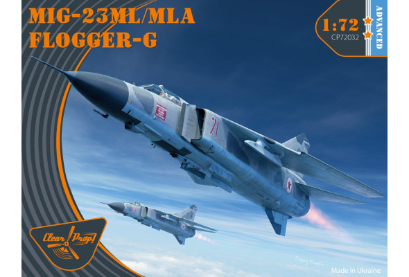Shop 1/72 MiG-23ML/MLA Flogger-G Scale Plastic Models and Accessories. Resin Parts. Clear Prop Models Online Store