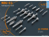 Shop 1/72 MiG-23 Weapon Set Scale Plastic Models and Accessories. Resin Parts. Clear Prop Models Online Store