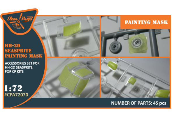 Shop 1/72 HH-2D SEASPRITE painting mask on "yellow kabuki paper" Scale Plastic Models and Accessories. Resin Parts. Clear Prop Models Online Store