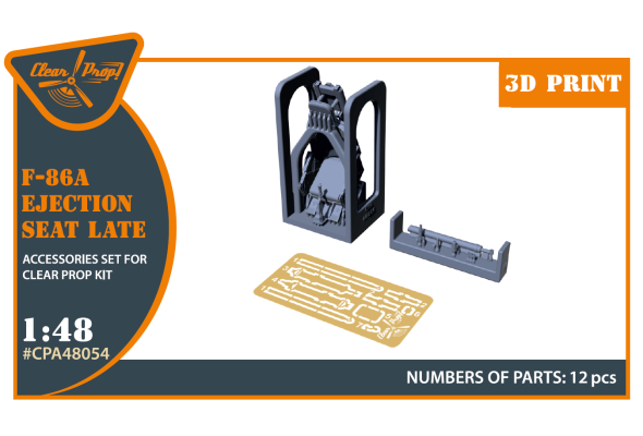 Shop 1/48 F-86A Ejection seat late for CP kits Scale Plastic Models and Accessories. Resin Parts. Clear Prop Models Online Store