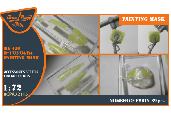 Shop 1/72 Me-410 B-1/U2/U4/R4 painting mask on "yellow kabuki paper" for Finemolds kits Scale Plastic Models and Accessories. Resin Parts. Clear Prop Models Online Store