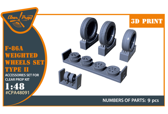 Shop 1/48 F-86A Weighted wheels set type 2 for CP kits Scale Plastic Models and Accessories. Resin Parts. Clear Prop Models Online Store