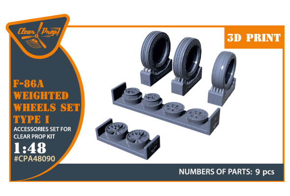 Shop 1/48 F-86A Weighted wheels set type 1 for CP kits Scale Plastic Models and Accessories. Resin Parts. Clear Prop Models Online Store