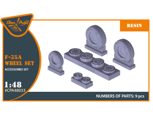 Shop 1/48 F-35A wheel set Scale Plastic Models and Accessories. Resin Parts. Clear Prop Models Online Store