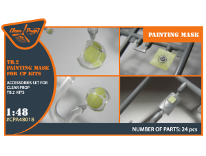 Shop 1/48 TB.2 painting mask on "yellow kabuki paper" Scale Plastic Models and Accessories. Resin Parts. Clear Prop Models Online Store