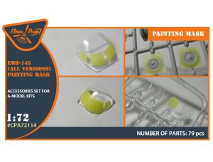 Shop 1/72 EMB-145 painting mask on "yellow kabuki paper" for A-model kits Scale Plastic Models and Accessories. Resin Parts. Clear Prop Models Online Store