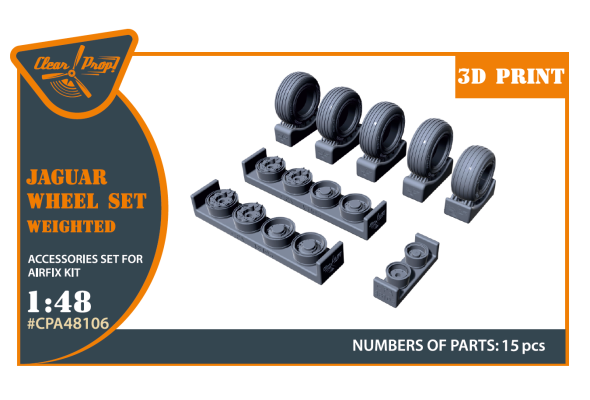 Shop 1/48 Jaguar Weighted wheels set Scale Plastic Models and Accessories. Resin Parts. Clear Prop Models Online Store