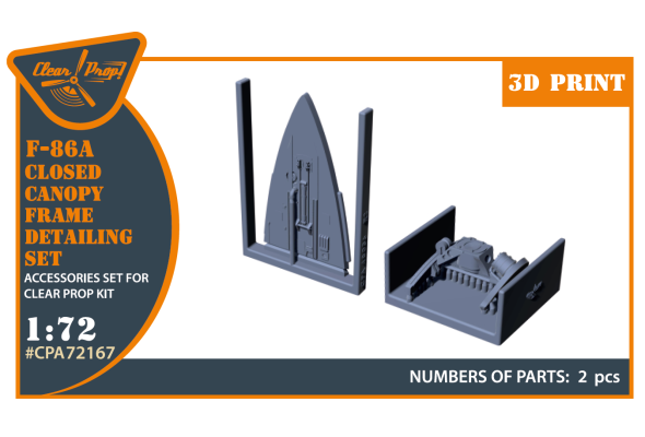Shop 1/72 F-86A Canopy frame detailing set for CP kits Scale Plastic Models and Accessories. Resin Parts. Clear Prop Models Online Store