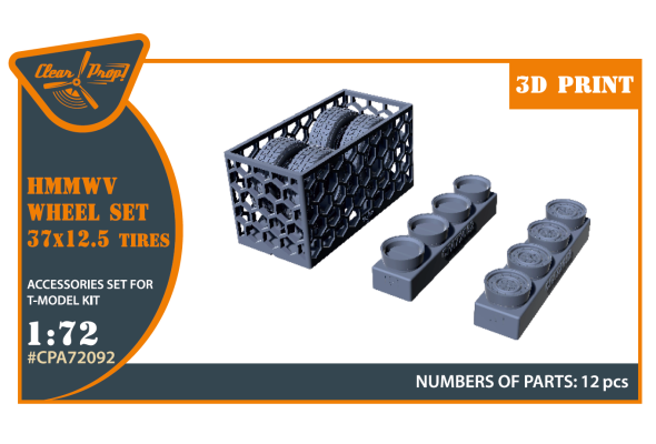 Shop 1/72 HMMWV Wheel set 37x12,5 Tires for T-Model kits Scale Plastic Models and Accessories. Resin Parts. Clear Prop Models Online Store