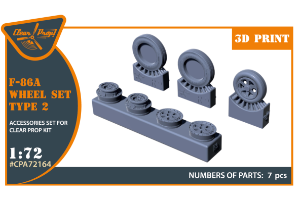 Shop 1/72 F-86A wheel set type 2 for CP kits Scale Plastic Models and Accessories. Resin Parts. Clear Prop Models Online Store