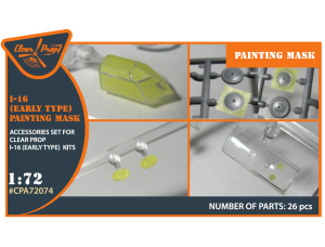 Shop 1/72 I-16 (early version) painting mask on "yellow kabuki paper" Scale Plastic Models and Accessories. Resin Parts. Clear Prop Models Online Store