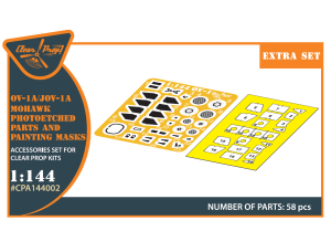 Shop 1/144 OV-1 A/JOV-1A Mohawk PE parts and painting mask for CP kits Scale Plastic Models and Accessories. Resin Parts. Clear Prop Models Online Store