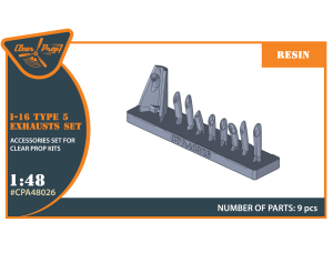 Shop 1/48 I-16 type 5 resin exhausts Scale Plastic Models and Accessories. Resin Parts. Clear Prop Models Online Store