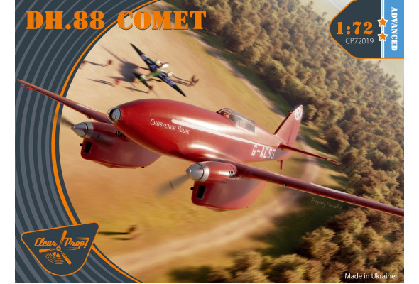 Shop 1/72 DH.88 COMET Scale Plastic Models and Accessories. Resin Parts. Clear Prop Models Online Store