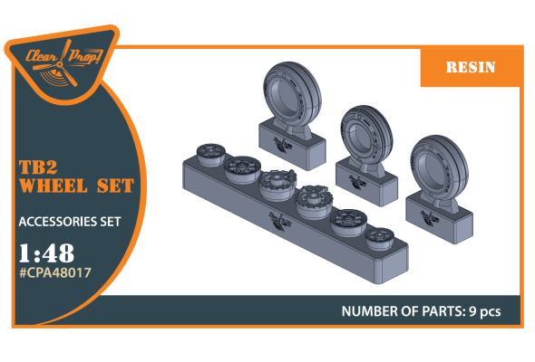Shop 1/48 TB.2 wheel set Scale Plastic Models and Accessories. Resin Parts. Clear Prop Models Online Store