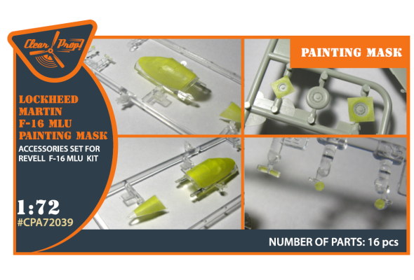 Shop 1/72 F-16 single seater for REVELL kit painting mask "yellow kabuki paper" Scale Plastic Models and Accessories. Resin Parts. Clear Prop Models Online Store