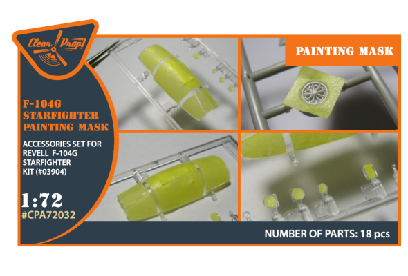 Shop 1/72 F-104G for REVELL kit painting mask "yellow kabuki paper" Scale Plastic Models and Accessories. Resin Parts. Clear Prop Models Online Store