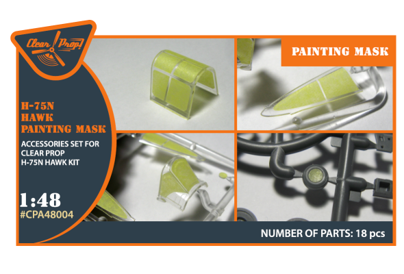 Shop 1/48 Hawk H-75 N/O for CP kit painting mask "yellow kabuki paper" Scale Plastic Models and Accessories. Resin Parts. Clear Prop Models Online Store