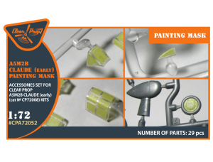 Shop 1/72 A5M Claude (early version) for CP kit painting mask "yellow kabuki paper" Scale Plastic Models and Accessories. Resin Parts. Clear Prop Models Online Store