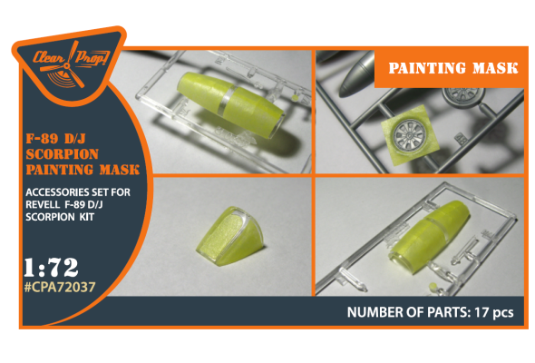 Shop 1/72 F-89 D/J for REVELL kit painting mask "yellow kabuki paper" Scale Plastic Models and Accessories. Resin Parts. Clear Prop Models Online Store