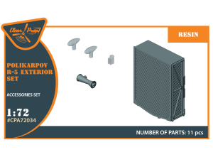 Shop 1/72 Polikarpov R-5 Exterior set Scale Plastic Models and Accessories. Resin Parts. Clear Prop Models Online Store