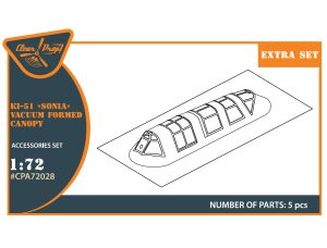 Shop 1/72 Ki-51 Sonia (all versions) vacuum formed canopy Scale Plastic Models and Accessories. Resin Parts. Clear Prop Models Online Store